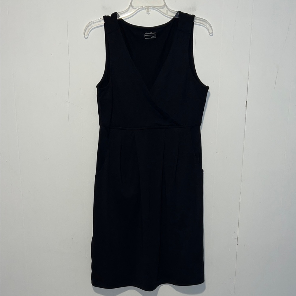 Eddie Bauer Black Sleeveless Midi Dress 03142610
